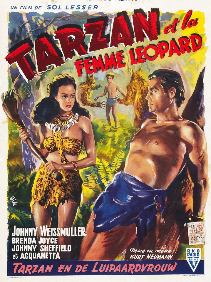 Tarzan ve Leopar Kadın afişi