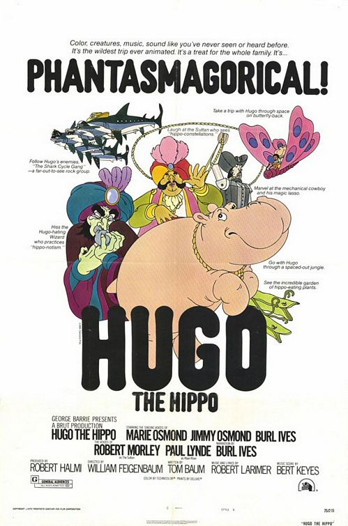 Hugó, a víziló afişi