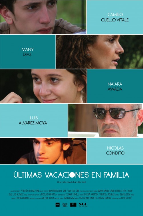 Ultimas vacaciones en familia afişi