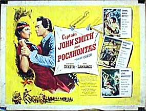 Captain John Smith and Pocahontas afişi
