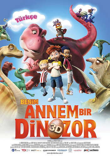 Annem Bir Dinazor 3D afişi