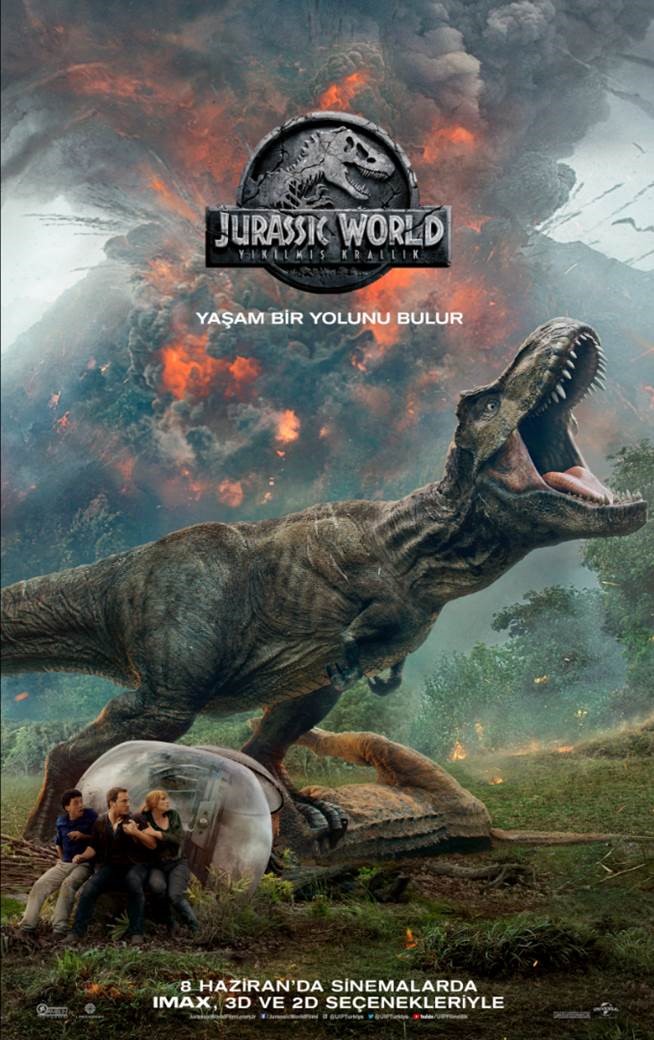 Jurassic World: Yıkılmış Krallık afişi