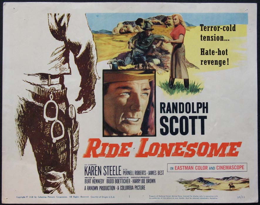 Ride Lonesome afişi