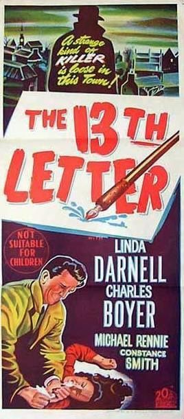 The 13th Letter afişi