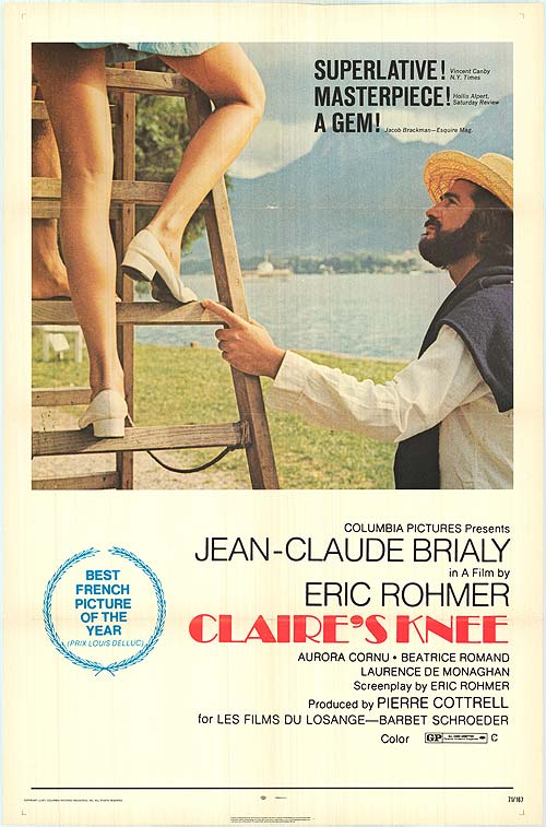 Claire's Knee afişi
