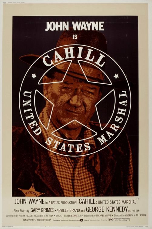 Cahill U.S. Marshal afişi