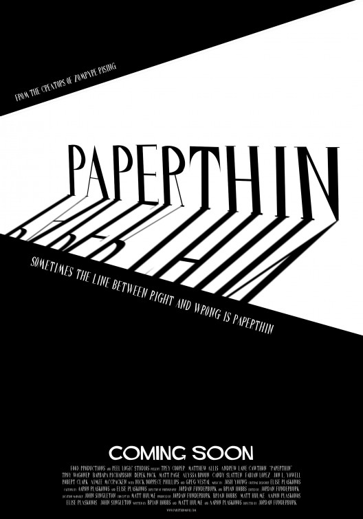Paperthin afişi