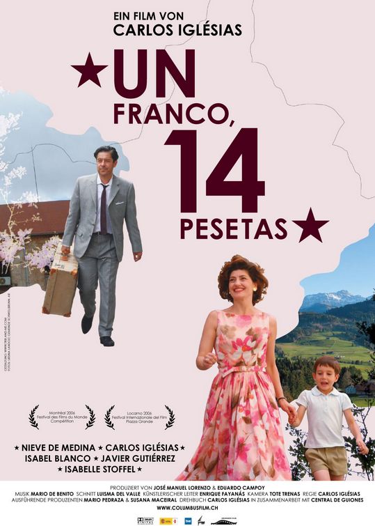 1 Frank 14 Peseta afişi