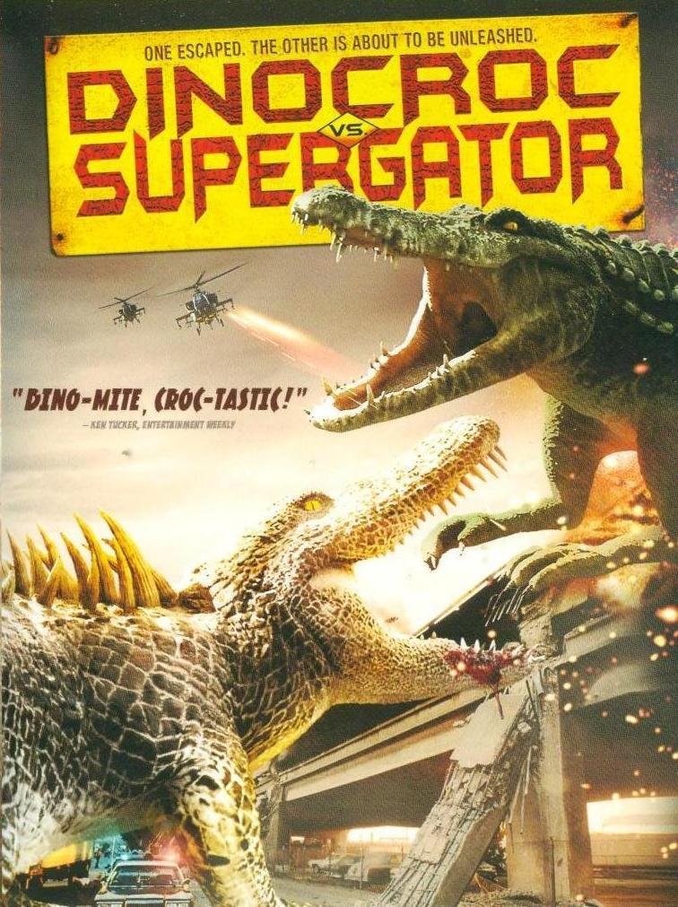 Dinocroc vs. Supergator afişi