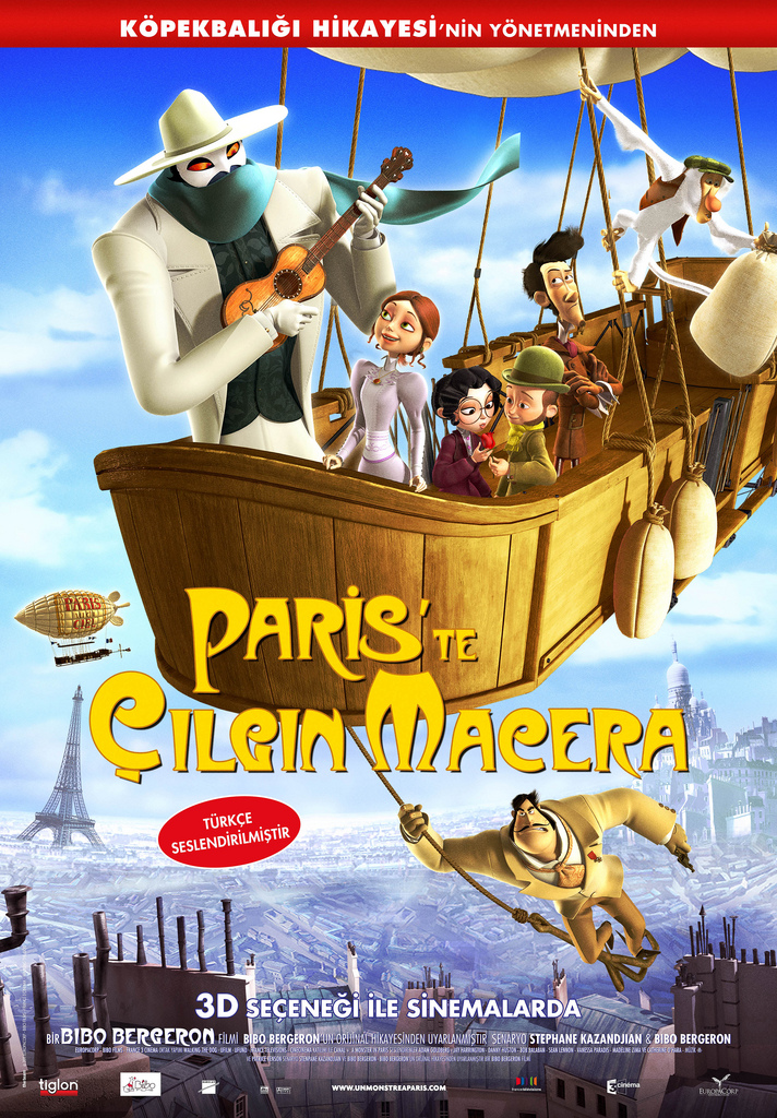 Paris'te Çılgın Macera afişi