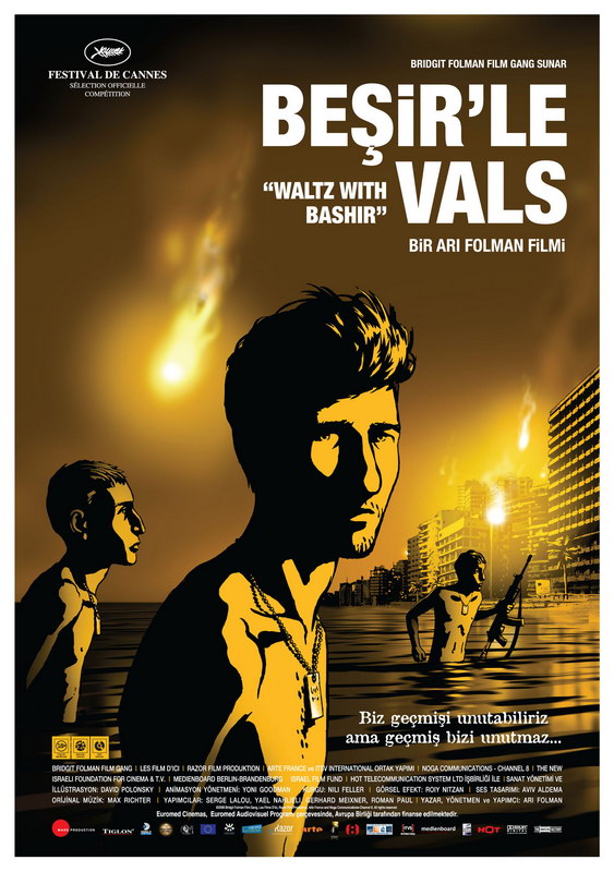 Beşir'le Vals afişi