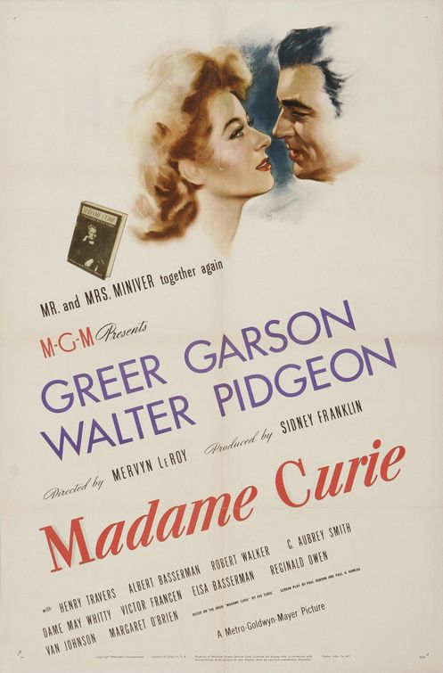 Madame Curie afişi