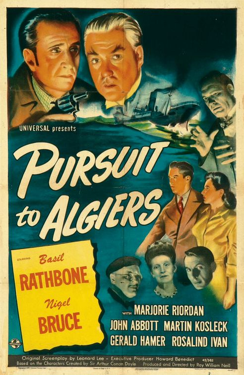 Pursuit to Algiers afişi
