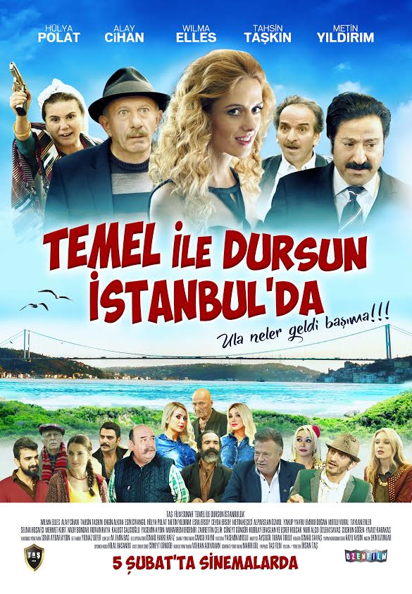 Temel ile Dursun İstanbul'da afişi