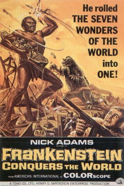 Frankenstein vs. Baragon afişi