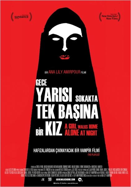 Gece Yarısı Sokakta Tek Başına Bir Kız afişi