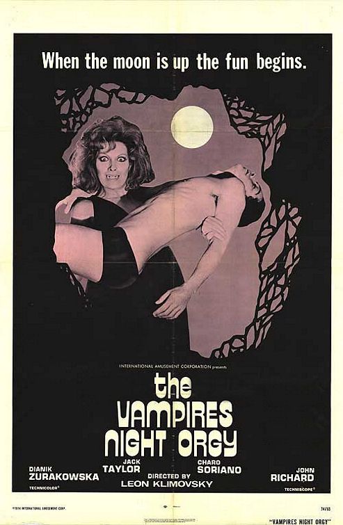 La orgía nocturna de los vampiros afişi