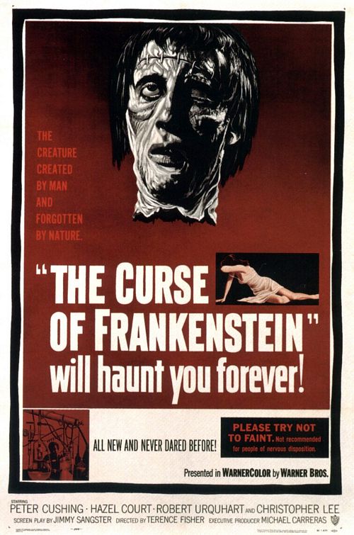 Frankenstein'ın Laneti afişi