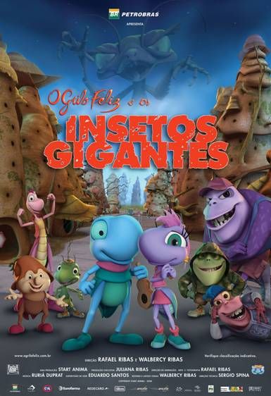 O Grilo Feliz e os Insetos Gigantes afişi