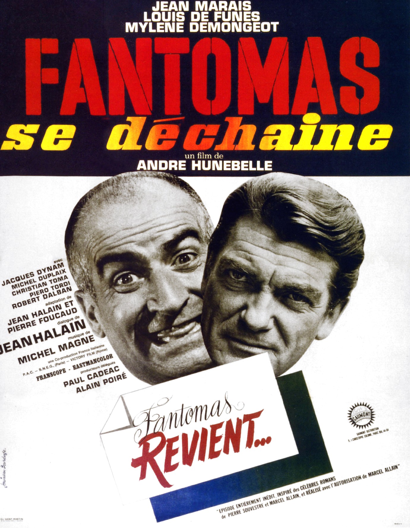 Fantomas se Dechaine afişi