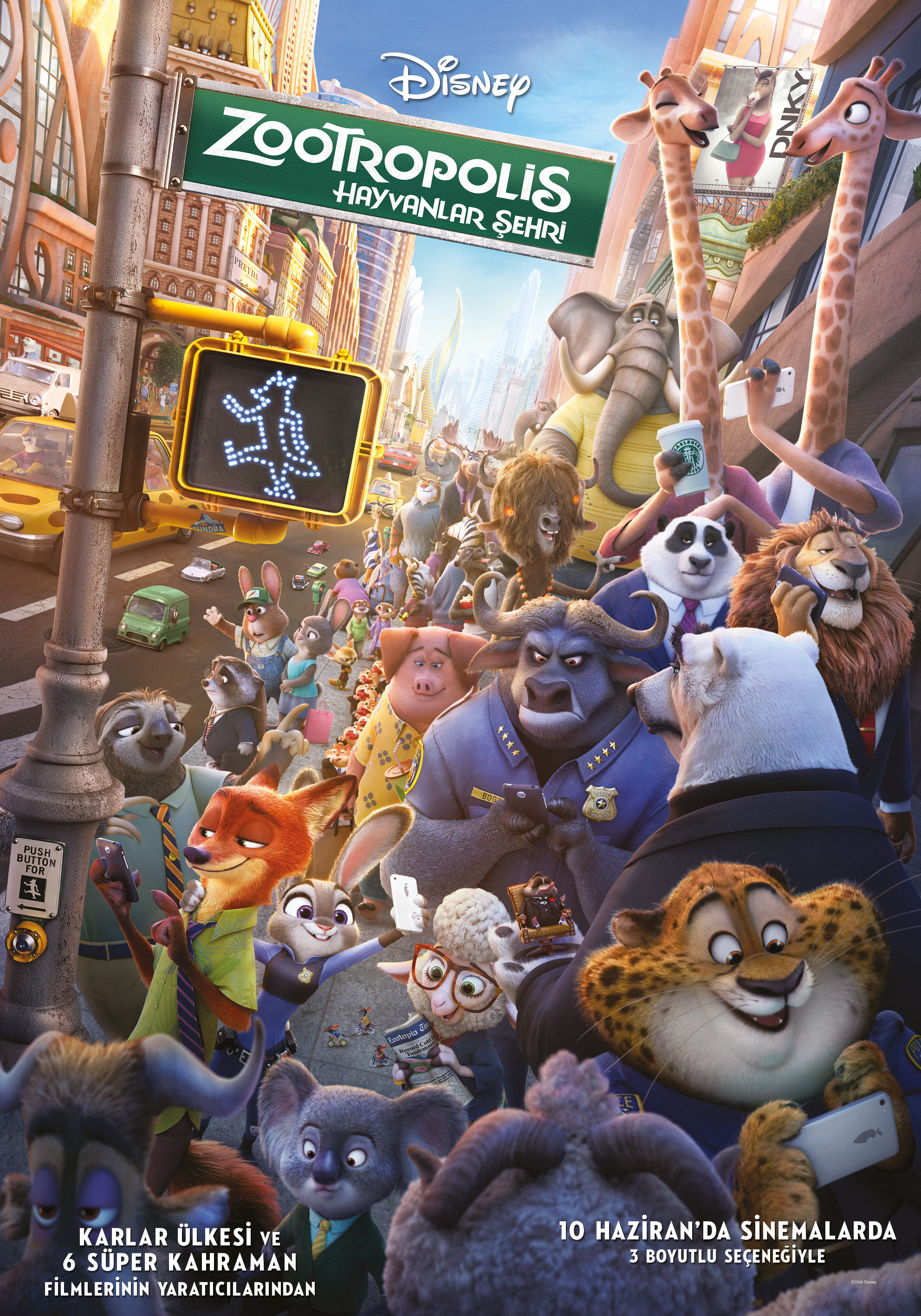 Zootropolis: Hayvanlar Şehri afişi
